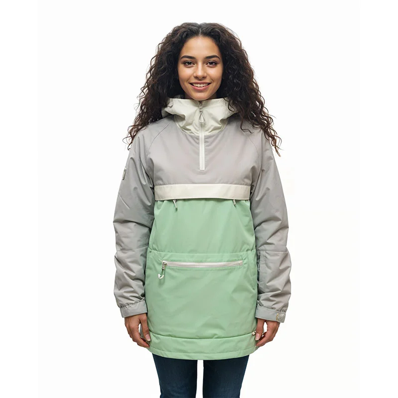 Анорак COOl ZONE PEAK AK4116А белый, холодный серый, светло-мятный от магазина Супер Спорт